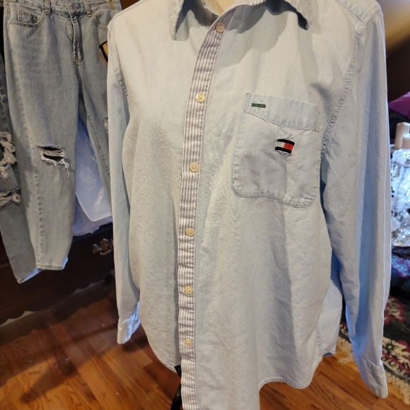 Tommy Hilfiger shirt preppy y2k - Picture 11 of 12
